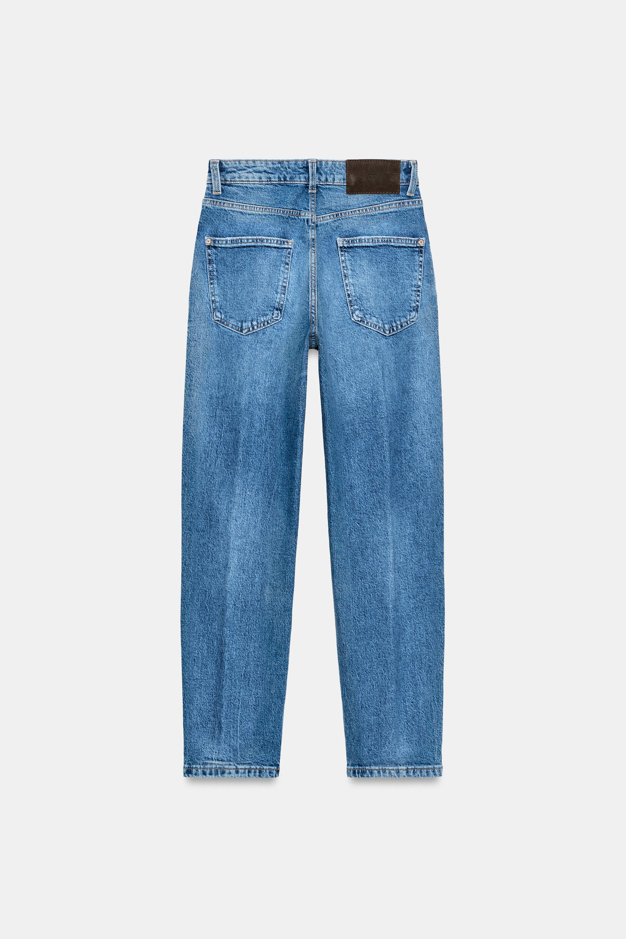 Z1975 HIGH-RISE MOM FIT JEANS WITH CREASE