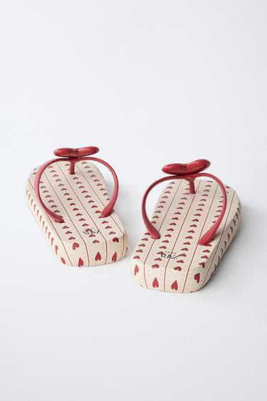 SANDALES DE BAIN CŒUR - Rouge de Zara - Image 4