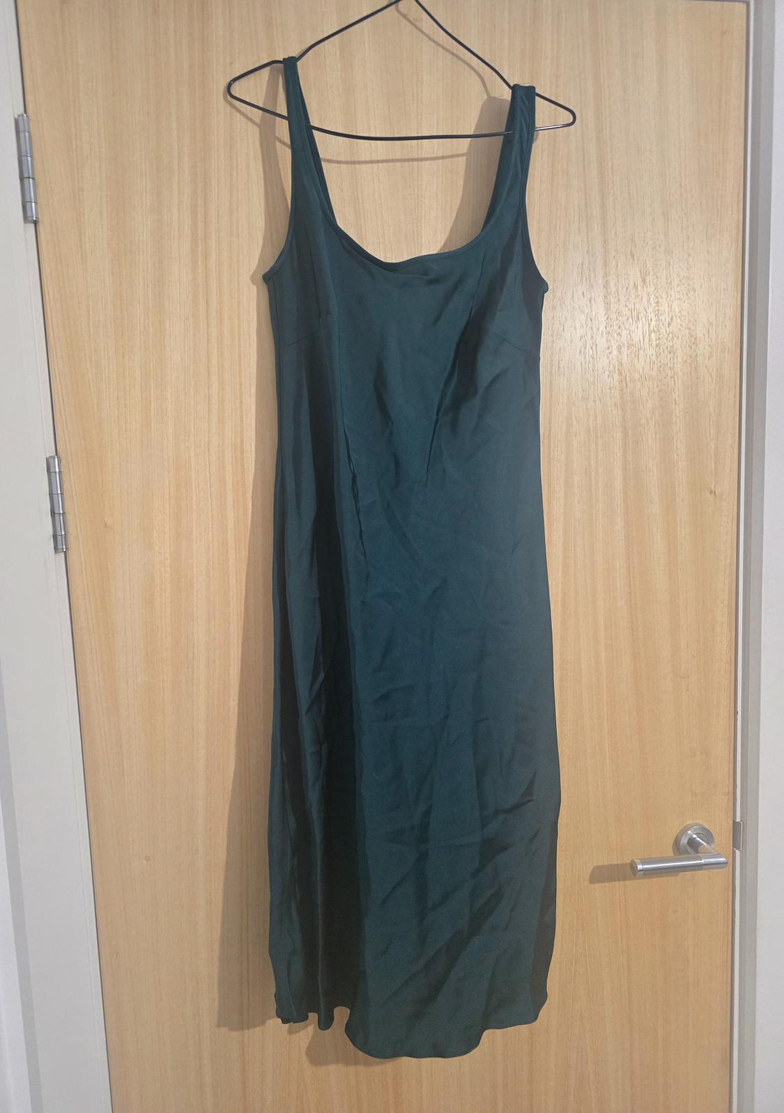 ZW COLLECTION SATIN DRESS WITH SLIT