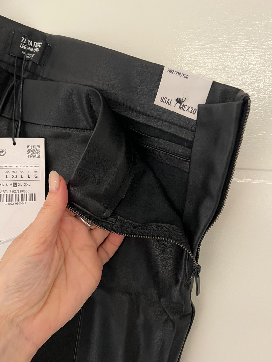 FAUX LEATHER LEGGINGS - Image 6