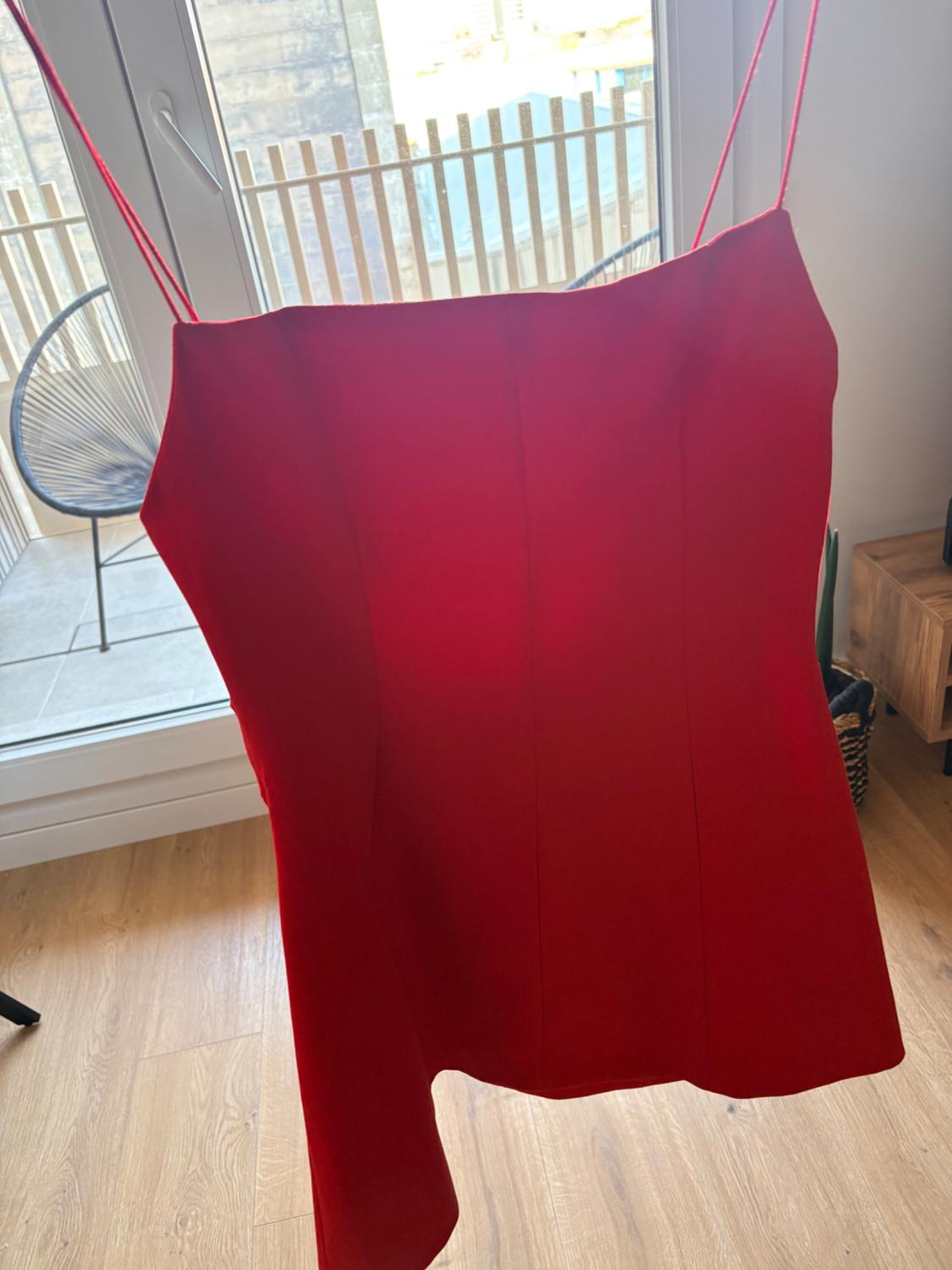 SHORT STRETCH DRESS WITH BOW - Image 7