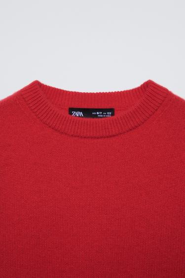 100% CASHMERE SWEATER - Red by Zara - Image 2