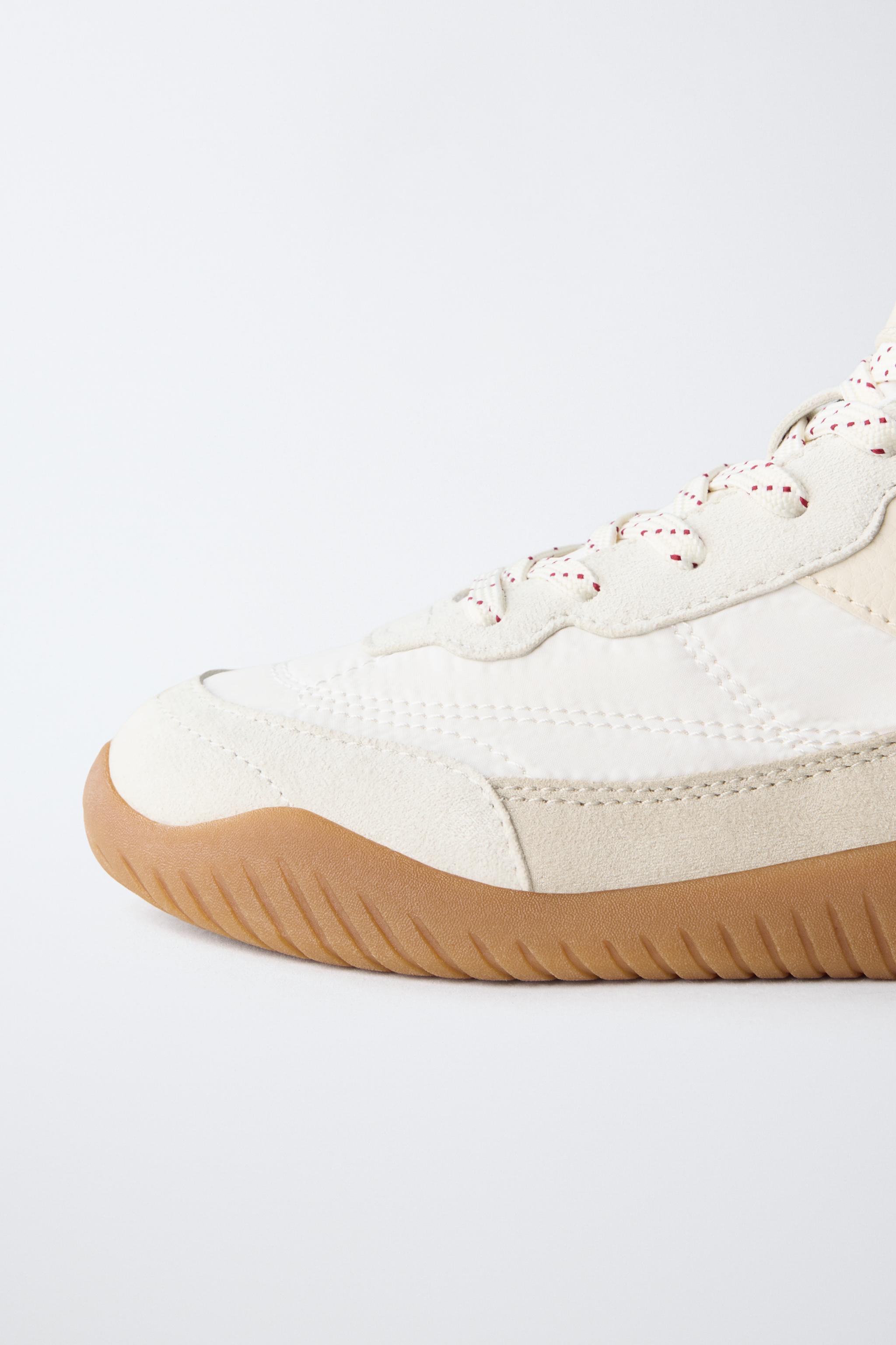 COLOR-BLOCK HIGH-TOP SNEAKERS
