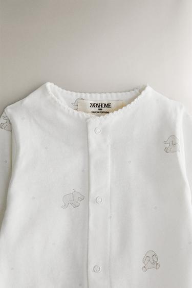 NEWBORN BABY SET WITH ELEPHANT - Oyster-white by Zara - Image 2