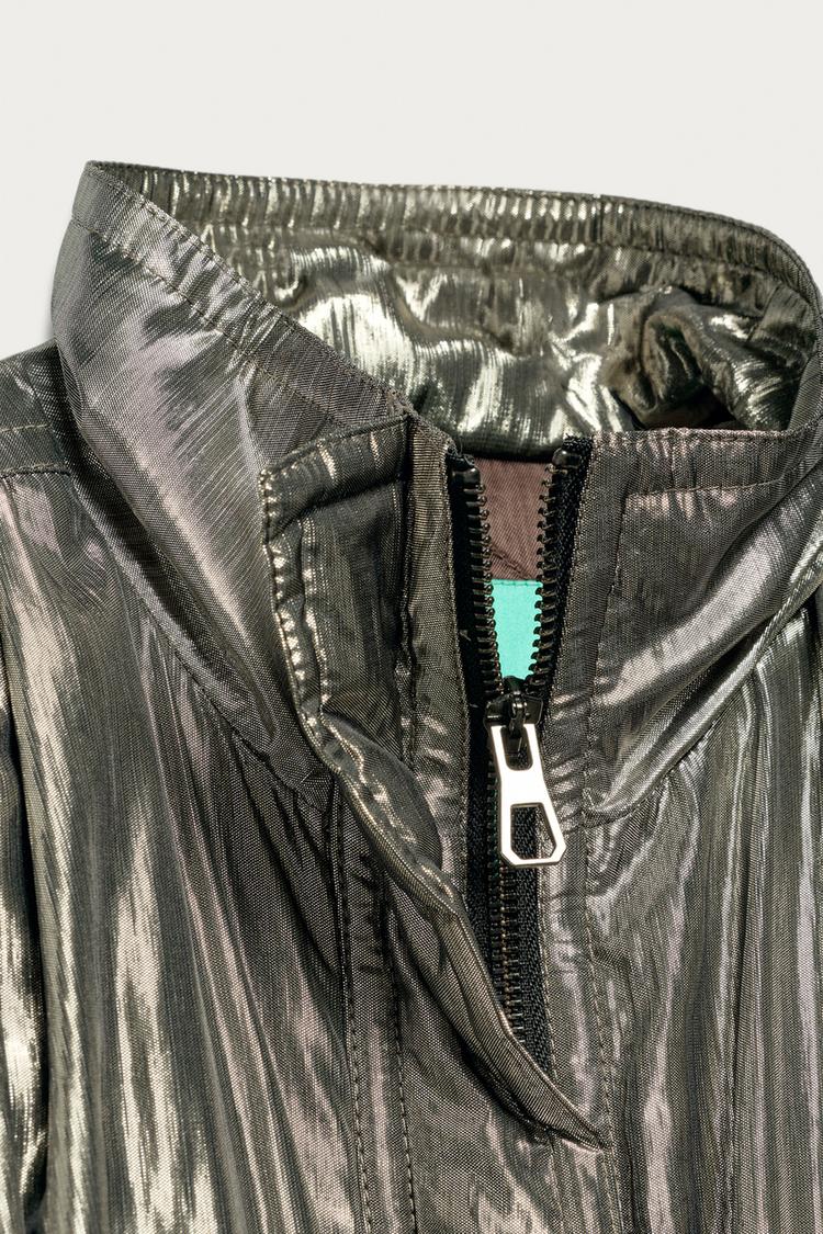 CHAQUETA METÁLICA MARISA BERENSON X ZARA 4