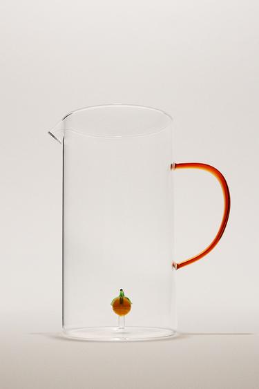 GLASKANDE MED ORANGE HANK - 990 fra Zara