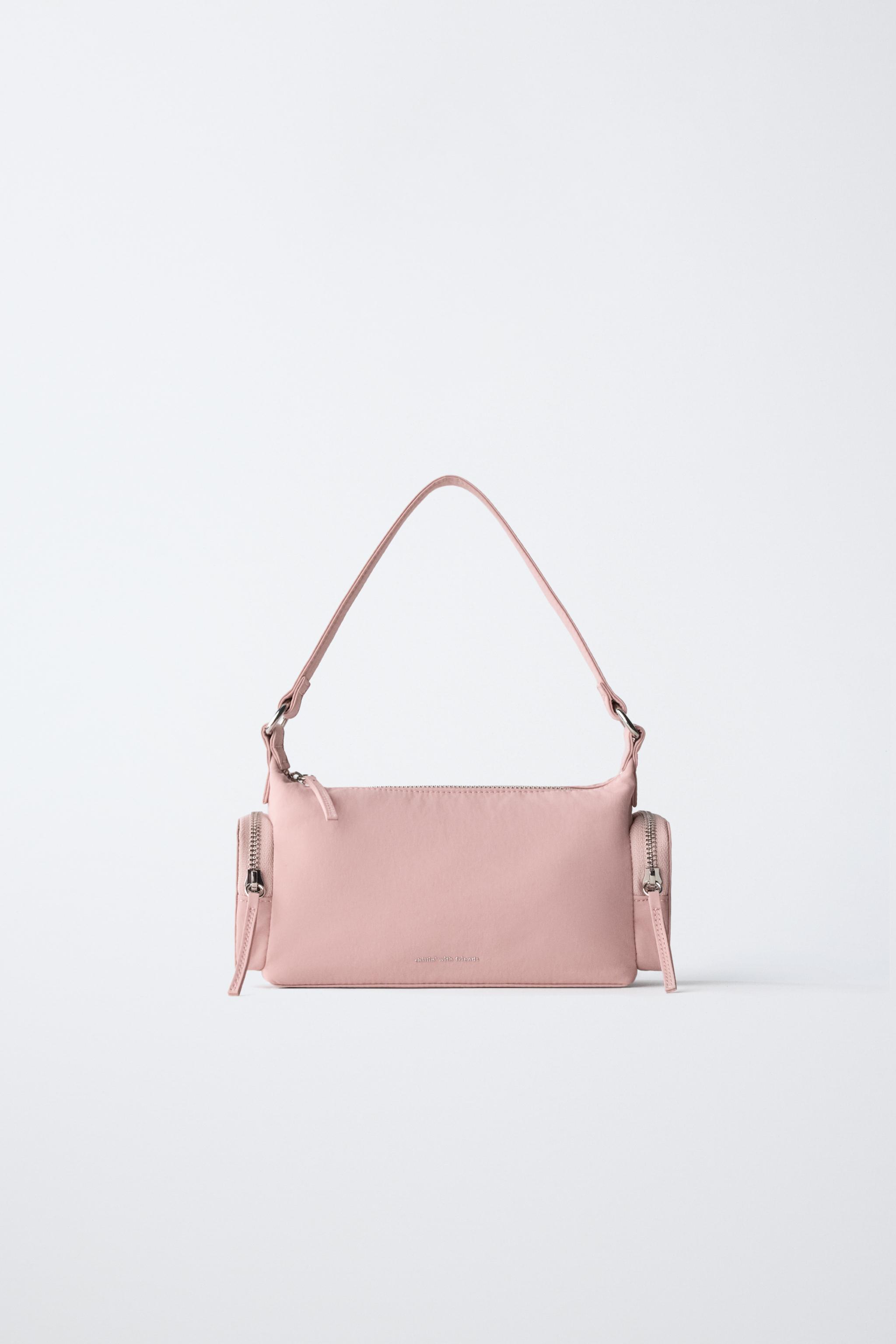 ポケット付きショルダーバッグ - ピンク | ZARA Japan / 日本