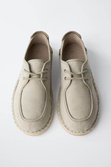 ESPADRILLES À LACETS ÉDITION LIMITÉE - Gris de Zara - Image 3