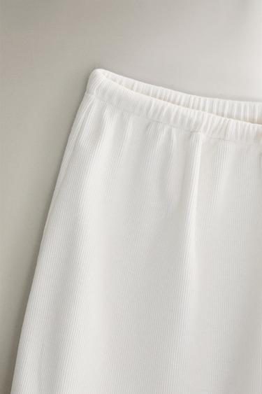 SHORT COTON - Écru de Zara - Image 1