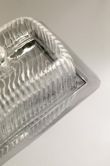 BEURRIER VERRE ET ACIER INOXYDABLE - Argent de Zara - Image 3