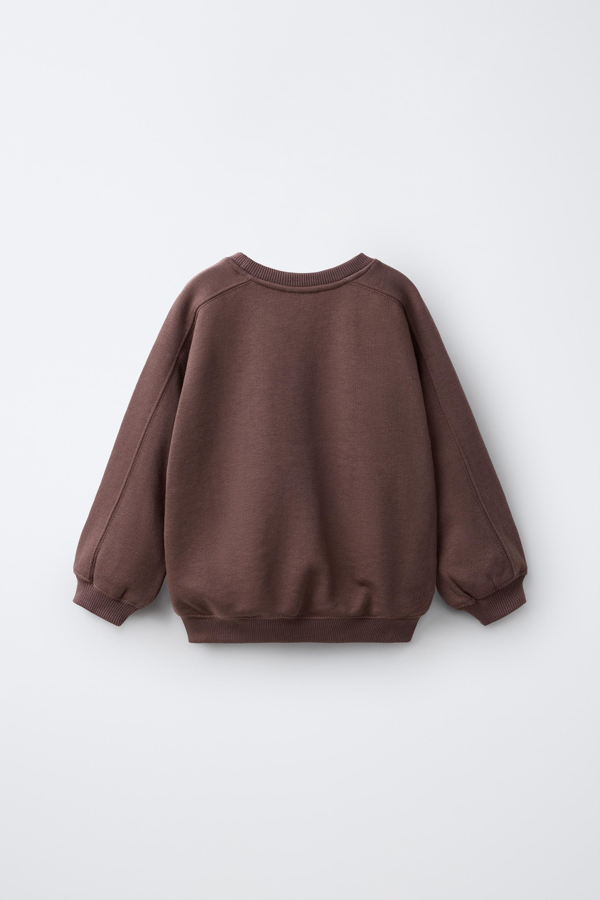 BEAR EMBROIDERED SWEATSHIRT