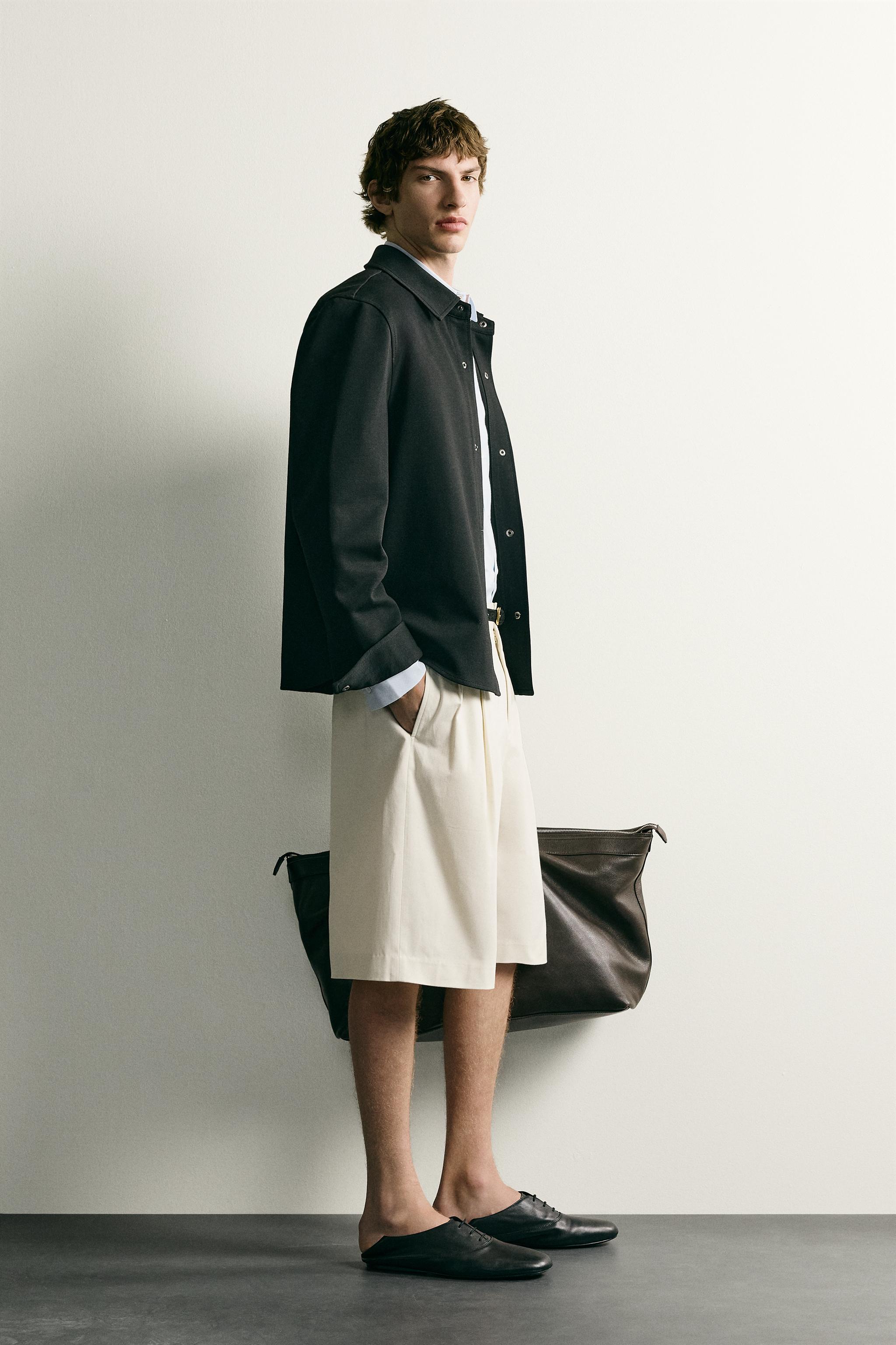 Zara NON-IRON COMFORT OVERSHIRT — фото 4