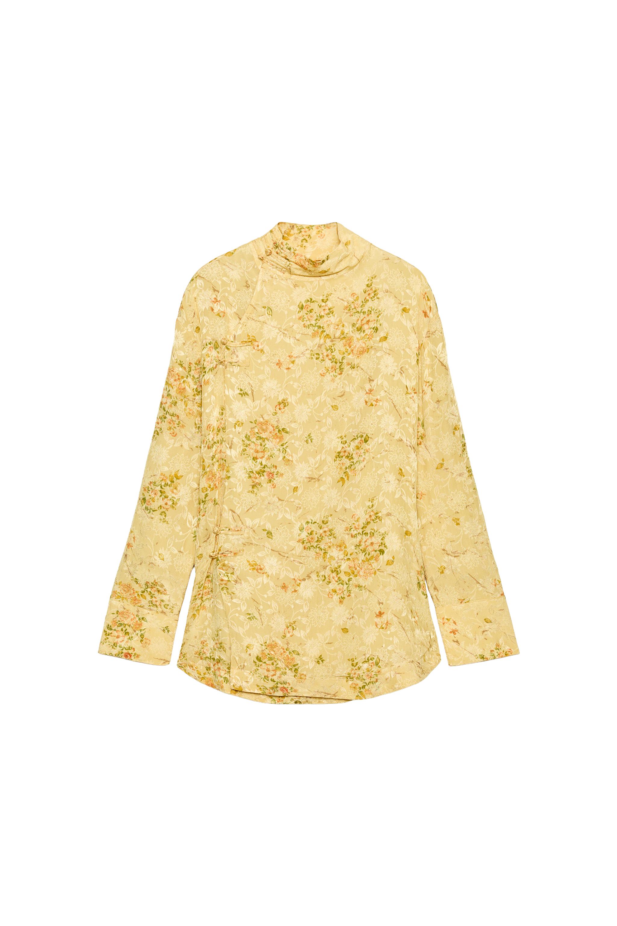 CAMISA ESTAMPADA ZW COLLECTION - Amarelo | ZARA Brasil