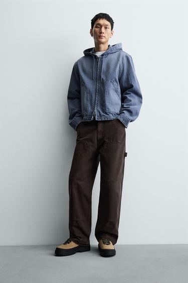 LEATHER SHOES WITH CONTRAST - Beige by Zara - Image 0