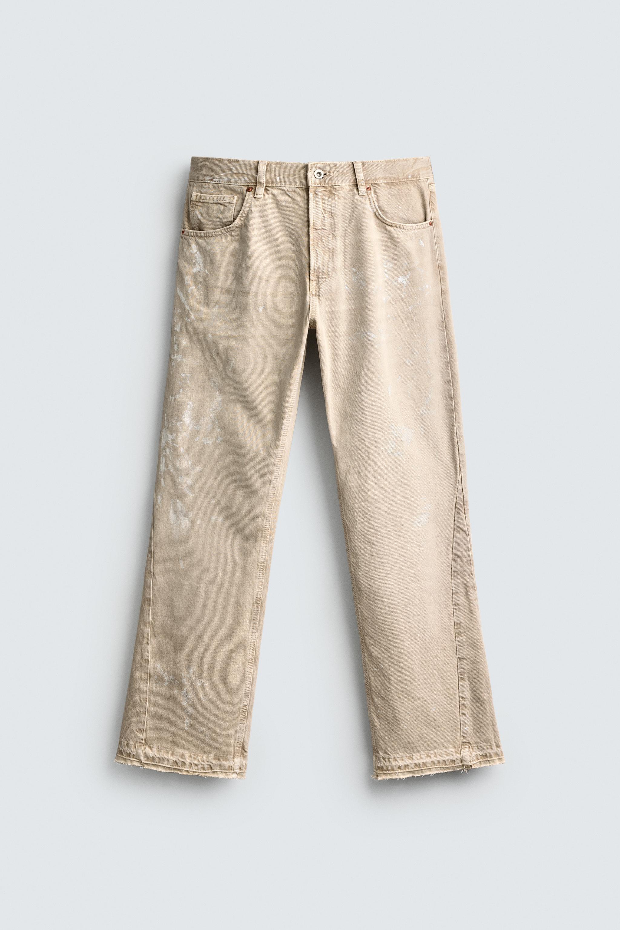 JEAN FLARE FIT EFFET ÉCLABOUSSURES