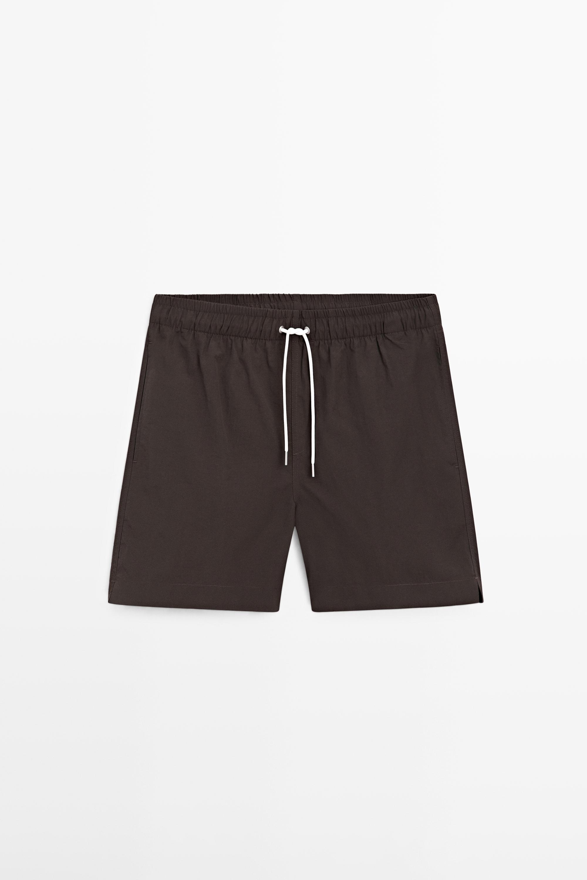 Solid Swim Trunks
