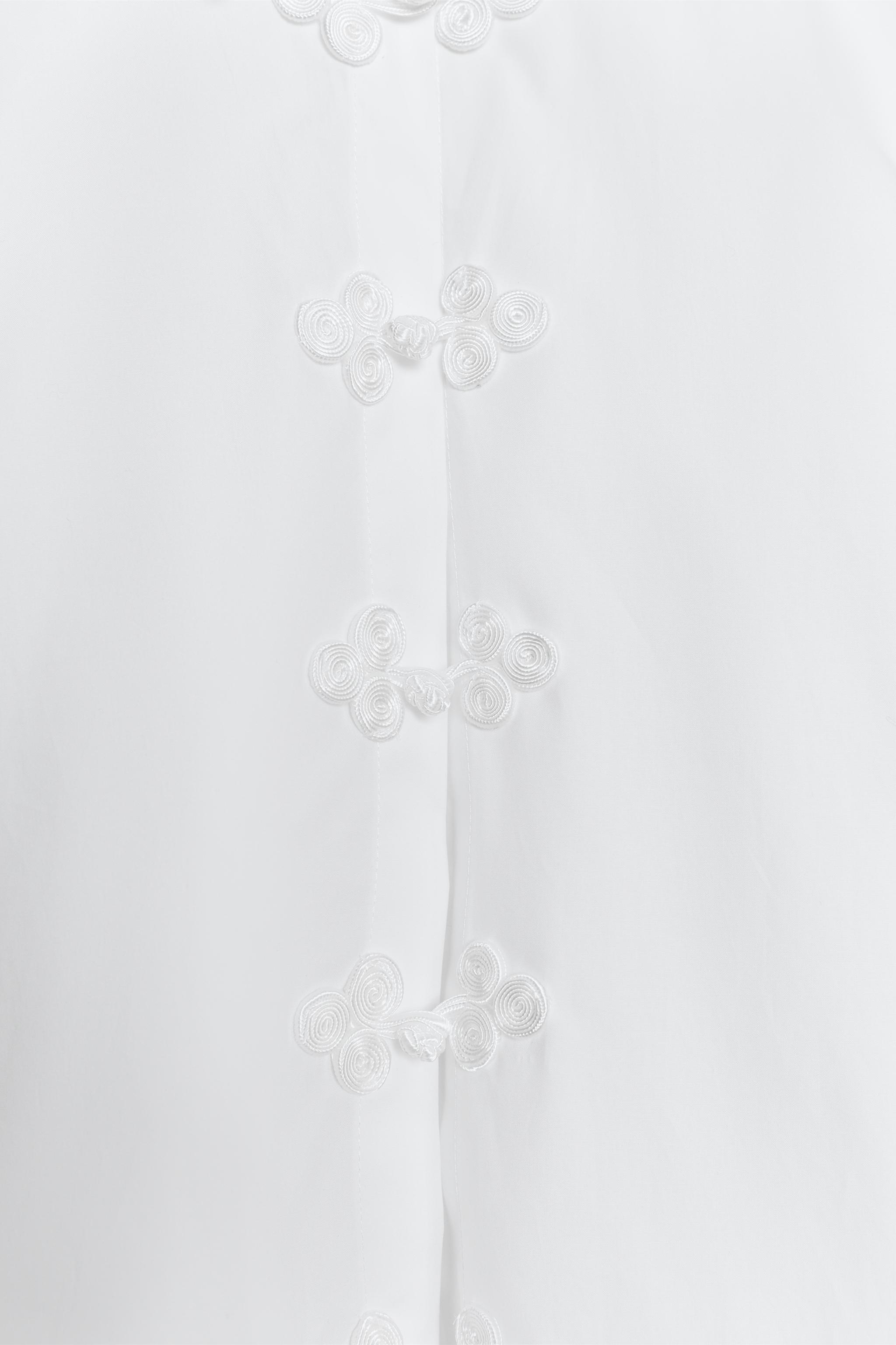 CHEMISE À RAYURES ET BRANDEBOURGS ZW COLLECTION