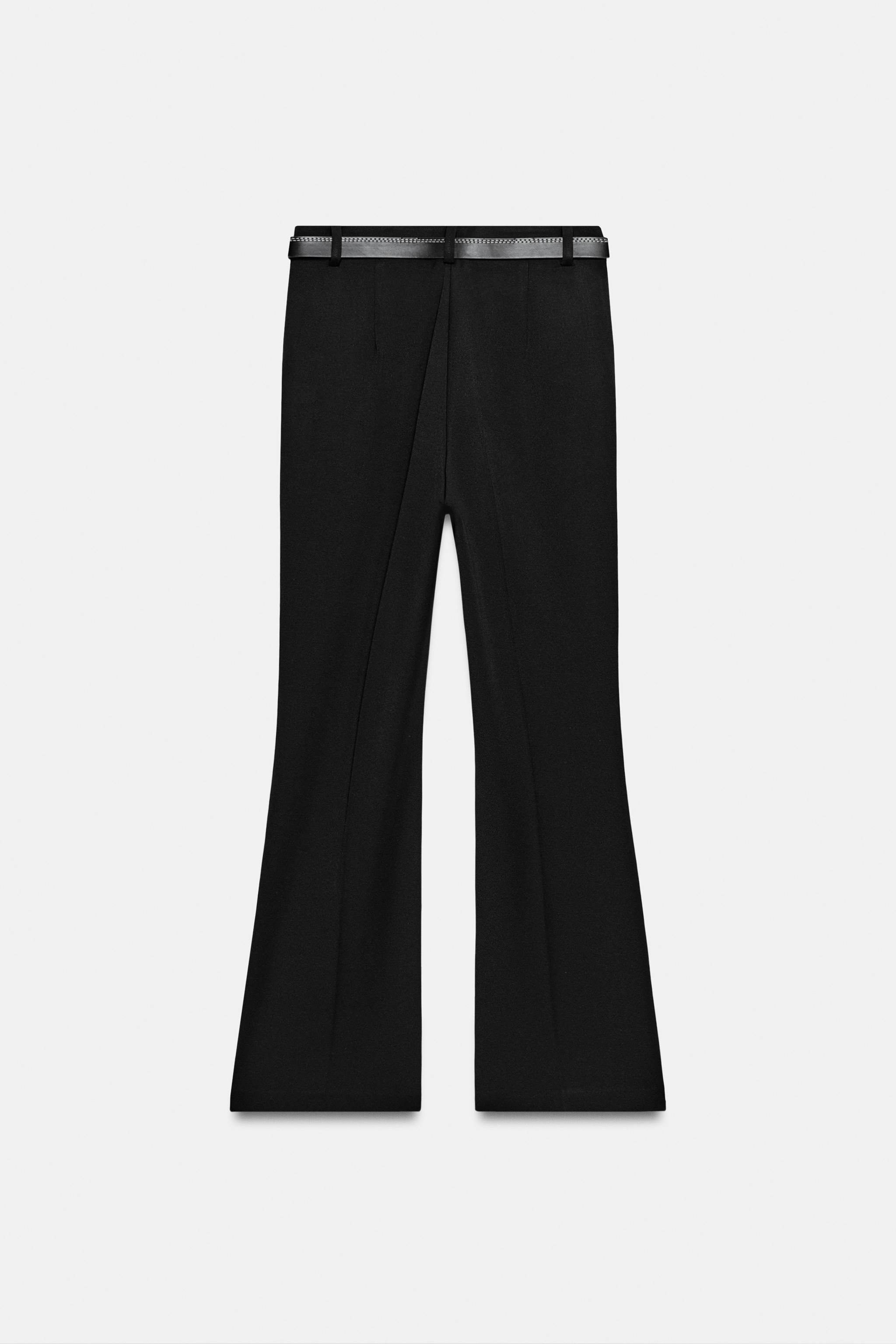 Zara Kemerli Çan Kesim Pantolon görsel 6