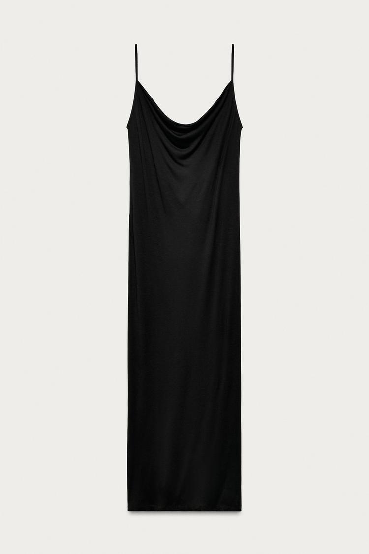Vestido largo drapeado MARISA BERENSON X ZARA 2