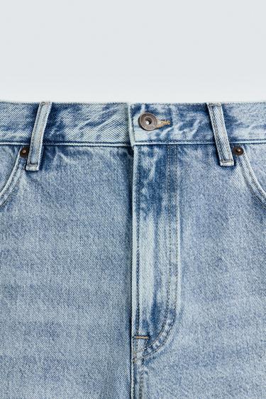 BERMUDA DENIM REGULAR FIT - Bleu clair de Zara - Image 7