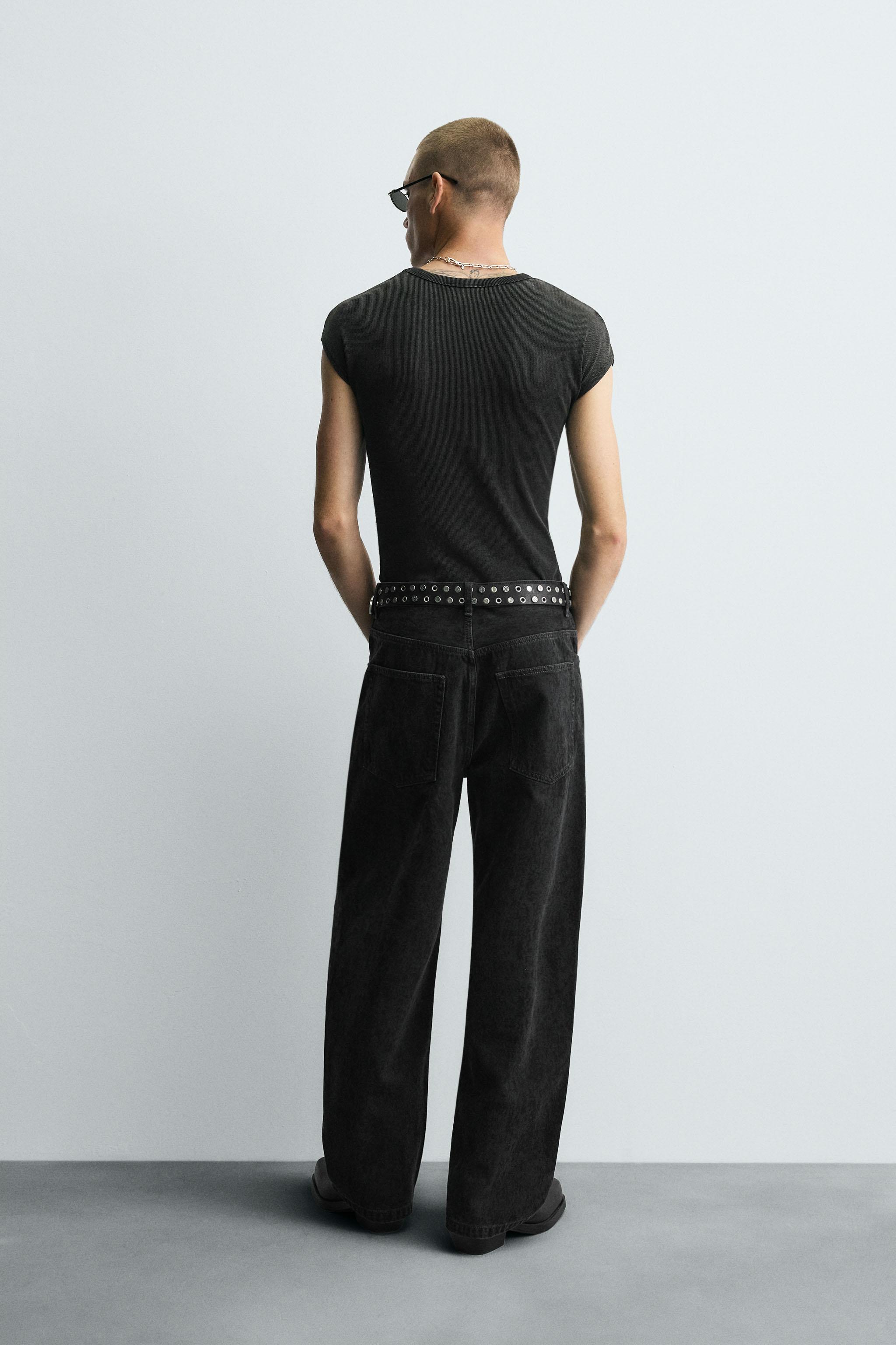 bargiee BACK BUTTON LOOSE DENIM ブラック BACK BUTTON LOOSE DENIM – Bargiee