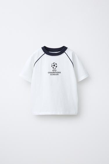 MAJICA S POTISKOM UEFA CHAMPIONS LEAGUE ® - Bela od Zare