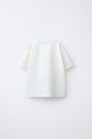 CAR PRINT T-SHIRT - White by Zara - Image 1