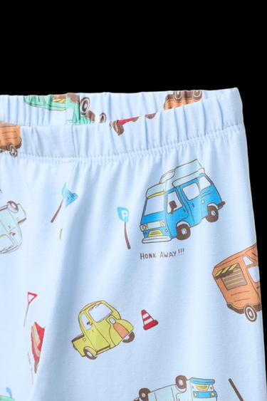 1 1/2-6 JAHRE/ SCHLAFANZUG MIT AUTOPRINT - Blau von Zara