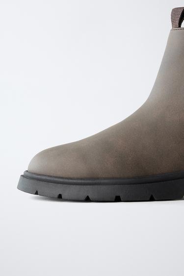 Zara ELASTIC BOOTS - Brown