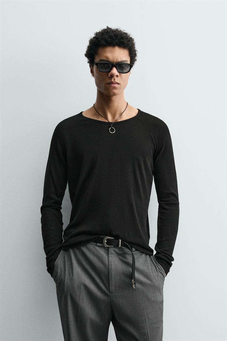 ZARA LIGHTWEIGHT RAGLAN T-SHIRT