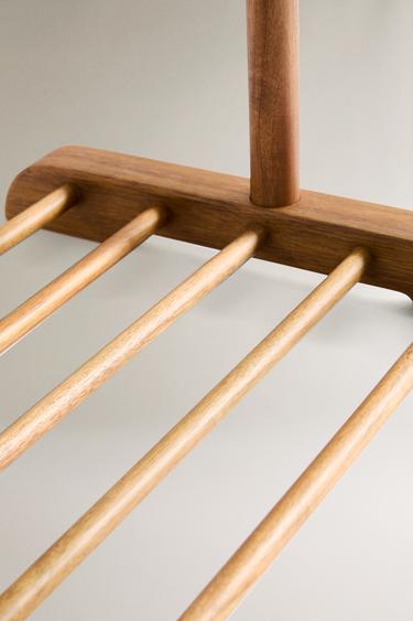 ACACIA WOOD RACK - Brown by Zara - Image 3