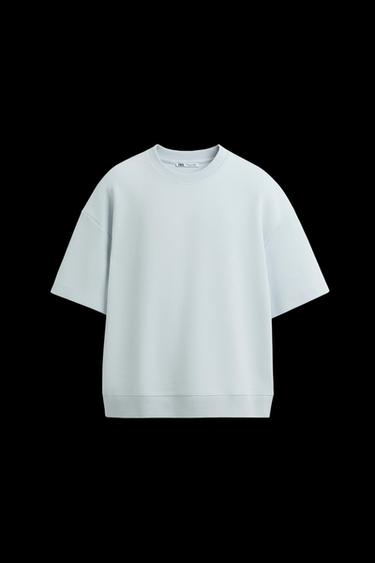 SUDADERA ESTRUCTURA TÉCNICA - az-empolvado de Zara - Imagen 0