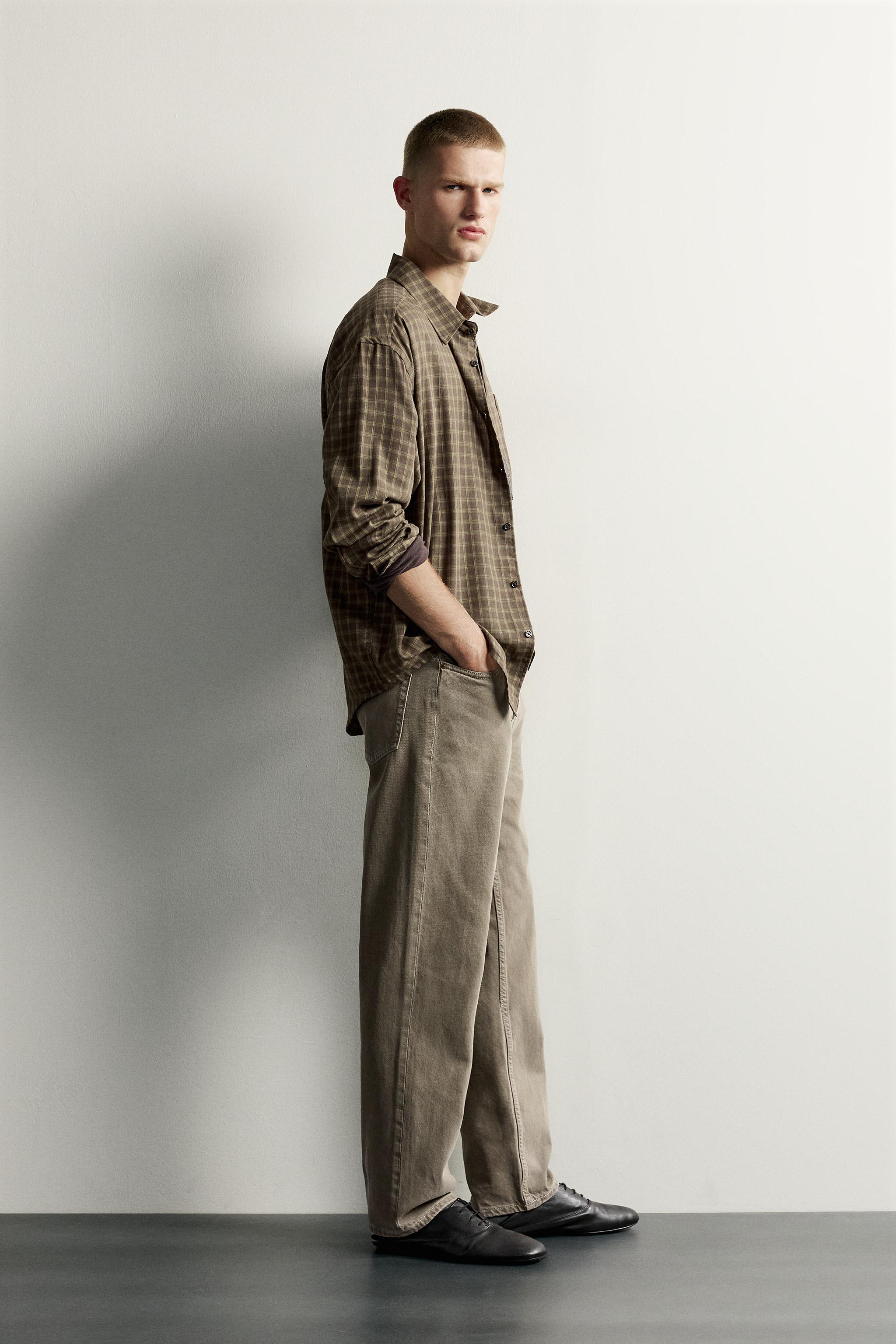 CHEMISE COUPE DÉCONTRACTÉE À CARREAUX