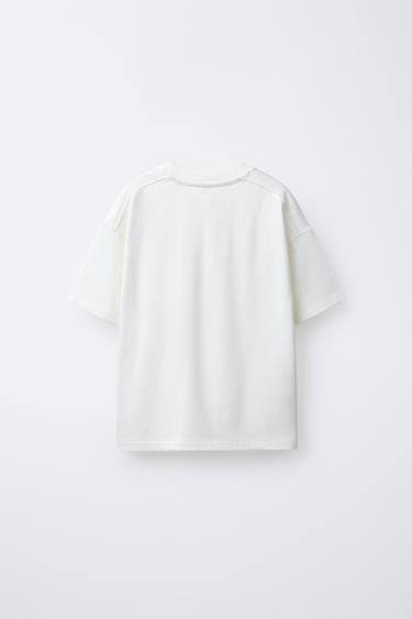 SLOGAN PRINT T-SHIRT - Ecru by Zara - Image 1