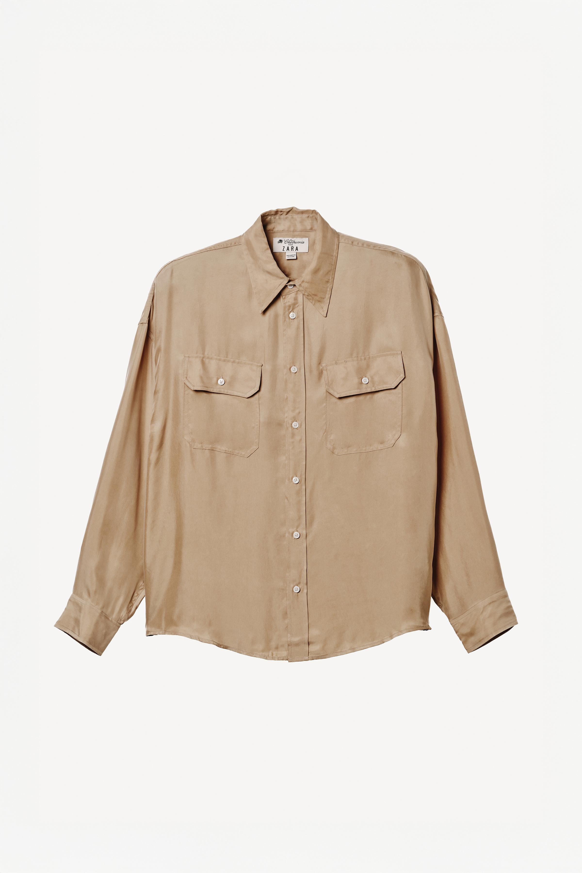 CUPRO-VISCOSE FLOWY SHIRT WILLY CHAVARRIA X ZARA