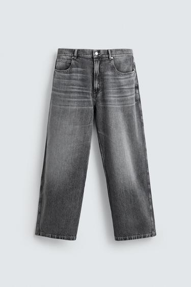 BAGGY FIT JEANS - Grey by Zara - Image 0