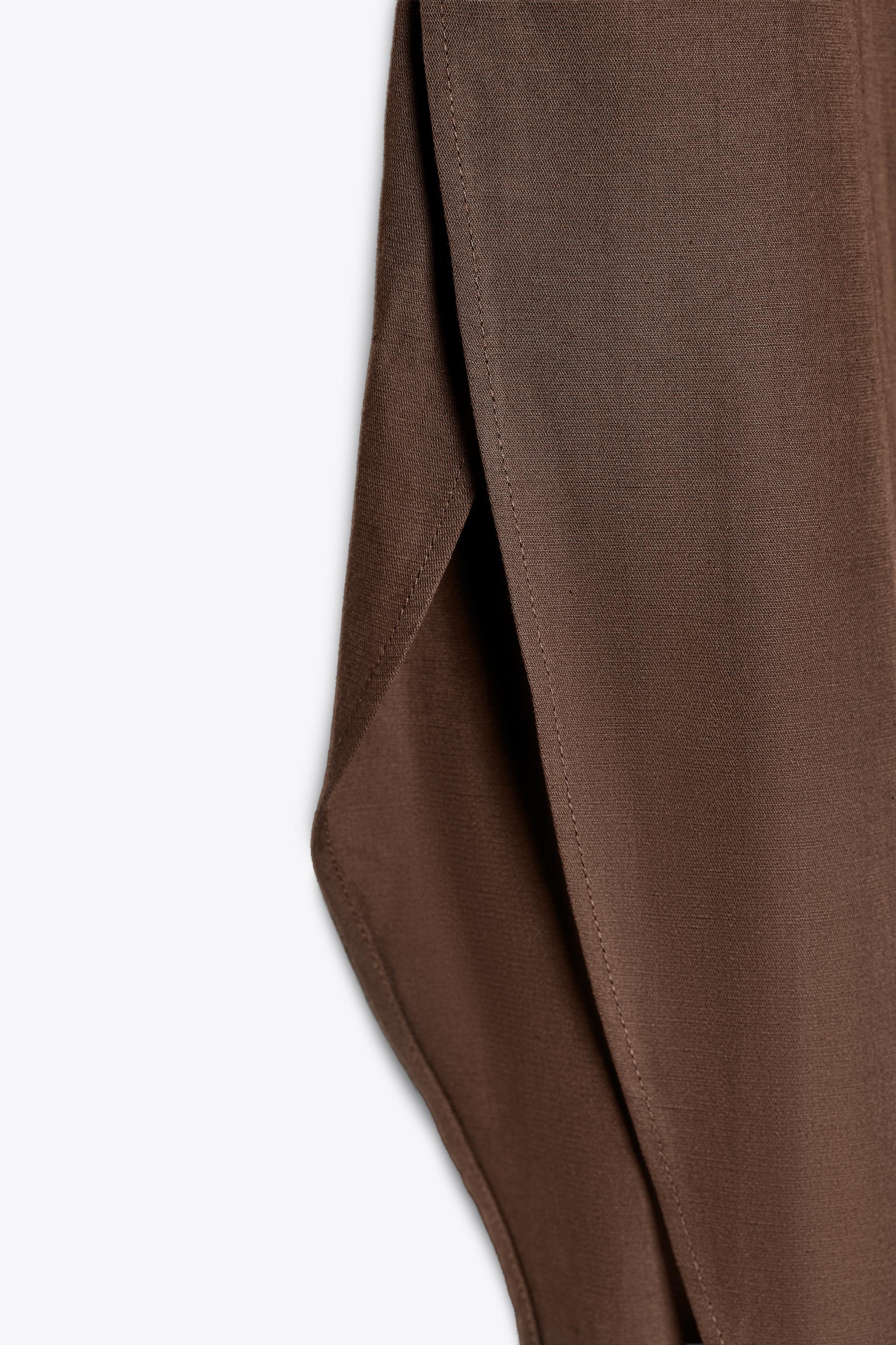 ZW COLLECTION WIDE-LEG PANTS WITH VENTS