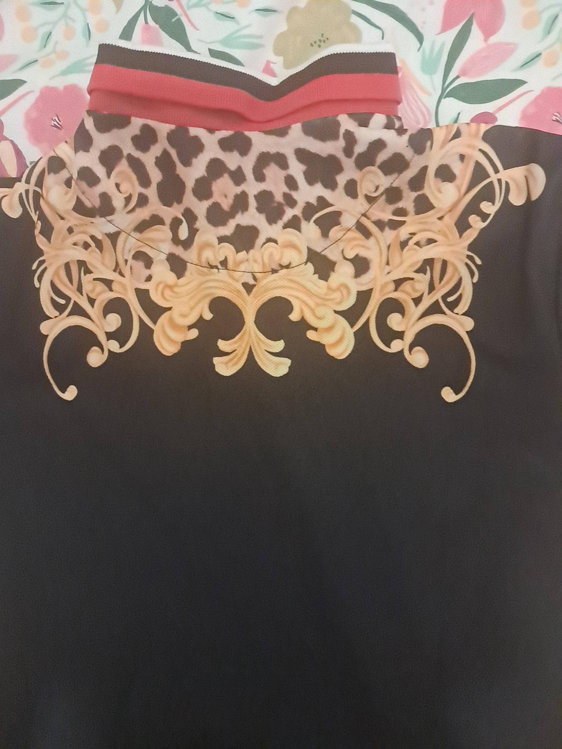 BAROQUE PRINT POLO SHIRT - Image 4