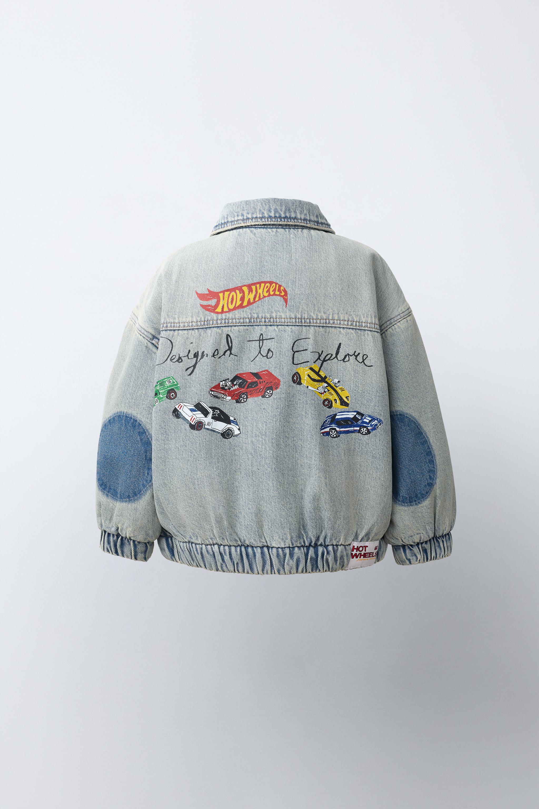 Детские куртки Zara HOT WHEELS© DENIM JACKET — фото 5