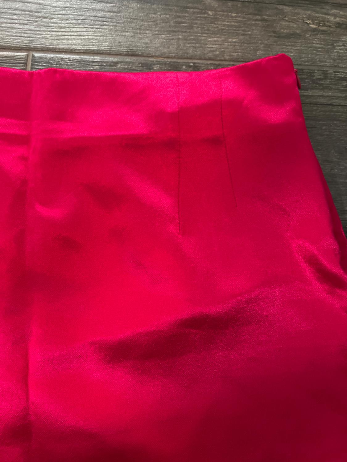 SATIN EFFECT HIGH WAIST SKIRT - Image 2