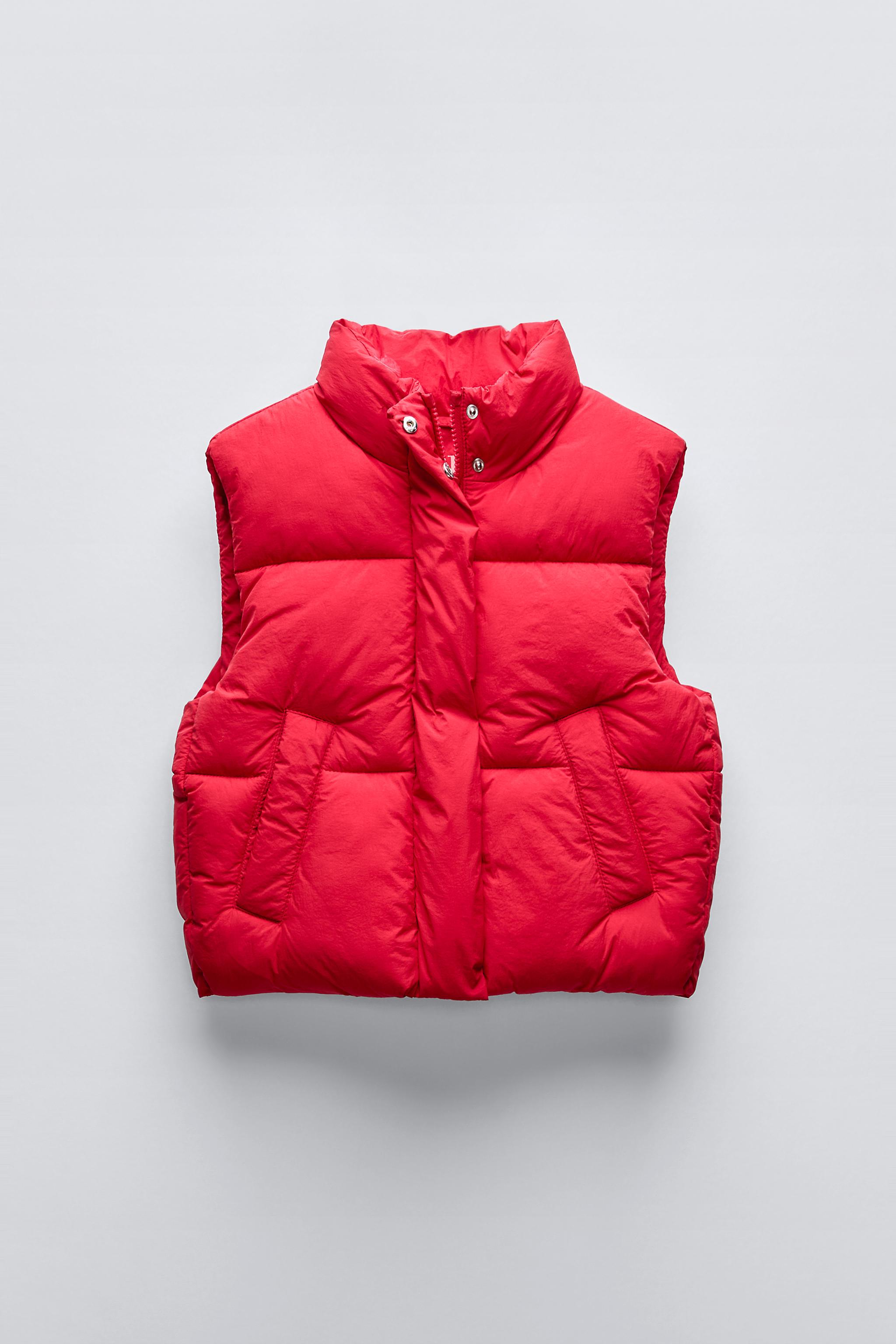 PUFFER VEST Red ZARA United States