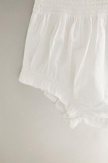 CHILDREN’S LACE TRIM SET - Oyster-white by Zara - Image 5