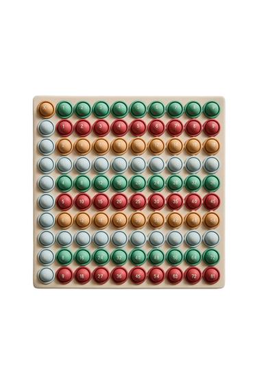 DETSKÁ POP IT HRAČKA S ČÍSLAMI - Farebný zn. Zara