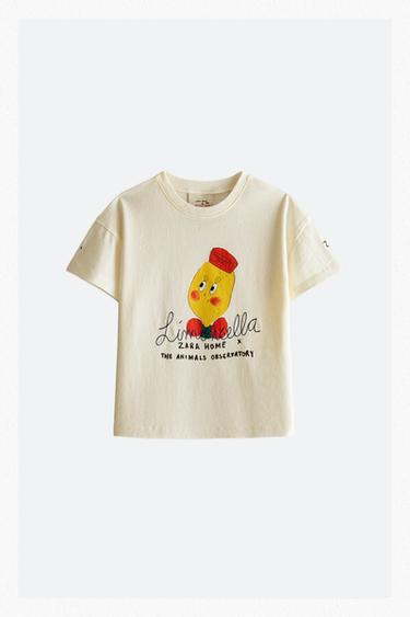 T-SHIRT ENFANT LIMONCELLA X THE ANIMALS OBSERVATORY - Beige clair de Zara