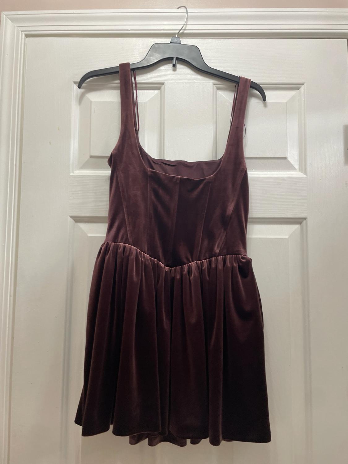 VELVET CORSET STYLE DRESS - Image 2