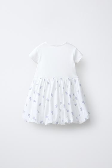 ROBE BALLON BIMATIÈRE - Blanc de Zara - Image 1
