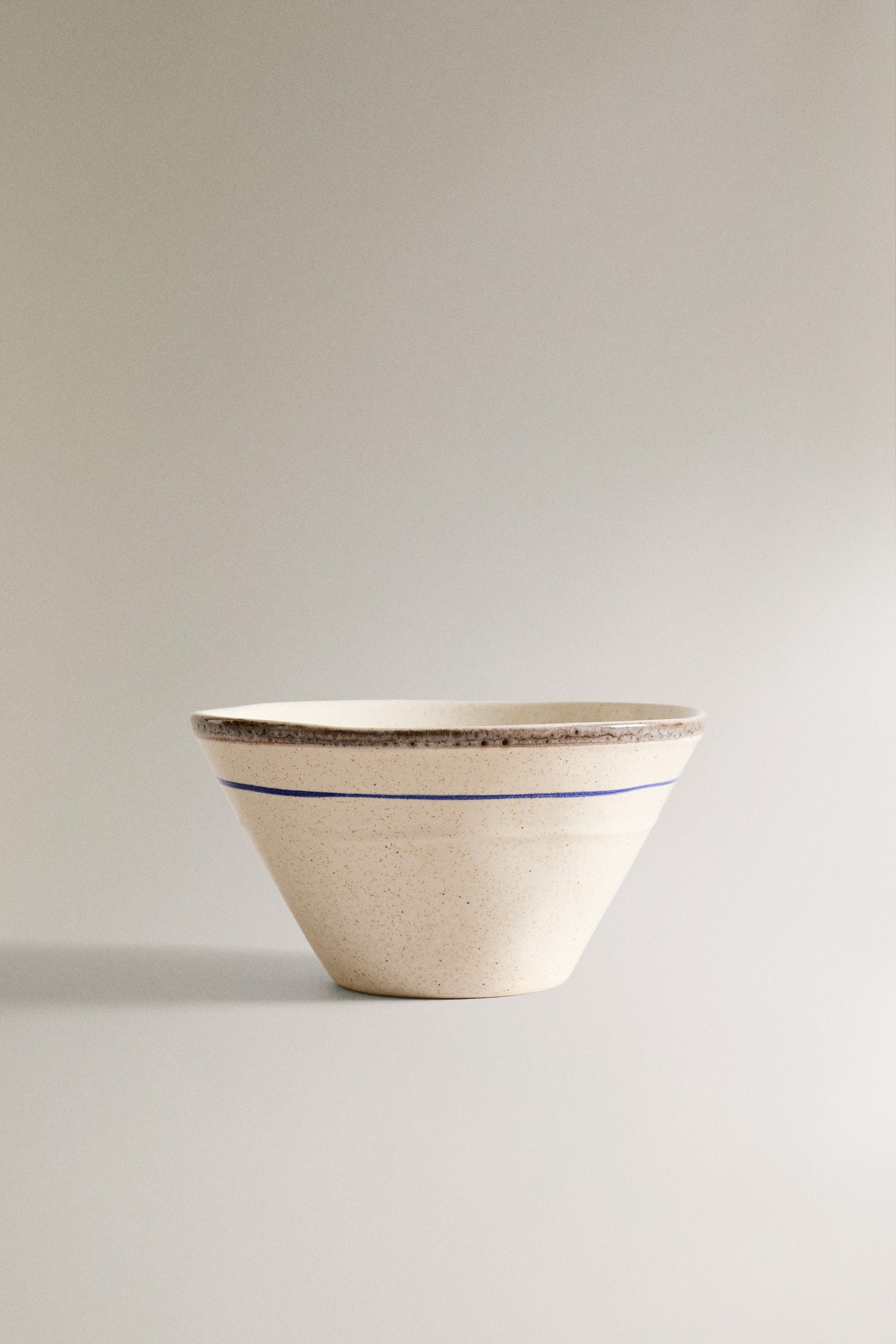 青と白のストーンウェア 陶器 ストーンウェア 魚ボウル - 青色/白色 | ZARA Japan / 日本