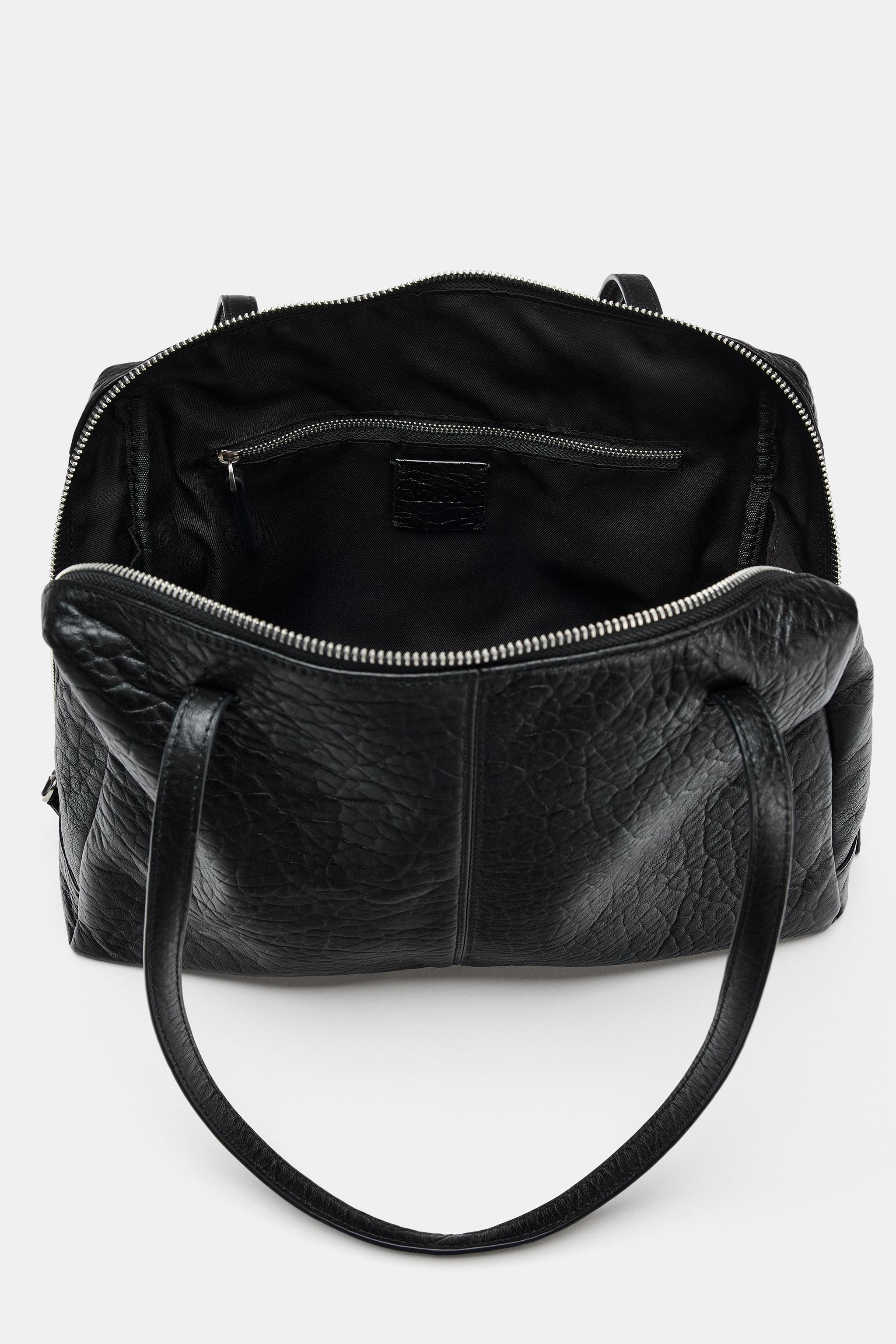 LEATHER SHOULDER BAG