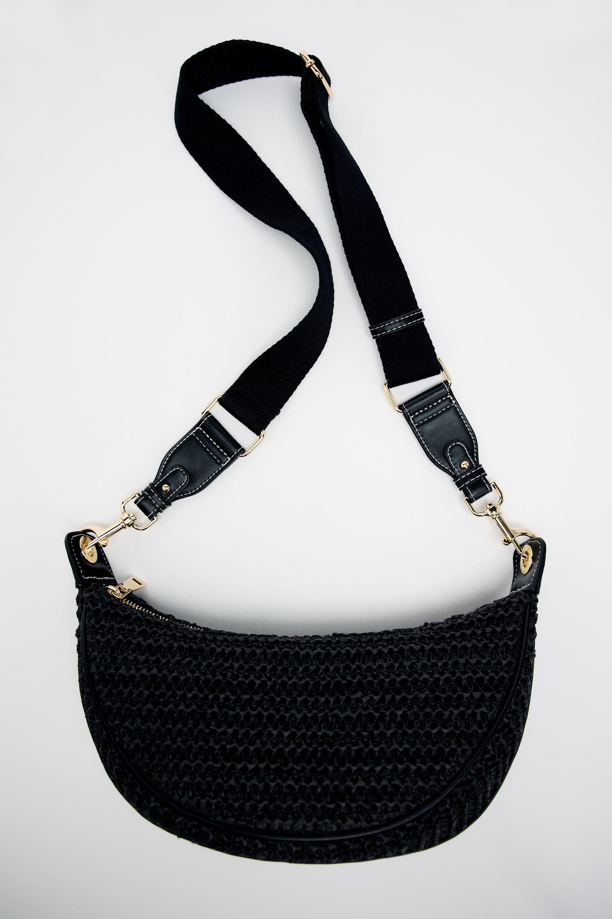 Round raffia crossbody online bag zara