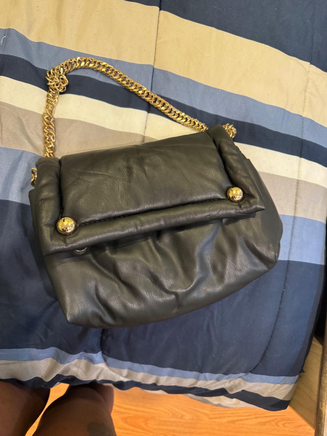 BOLSO HOMBRO ACOLCHADO BOTONES